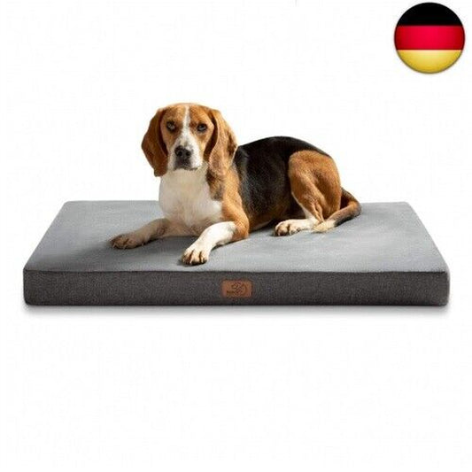 BEDSURE Orthopedic Dog Bed for Large Dogs - 89x56x8 cm, Washable Design