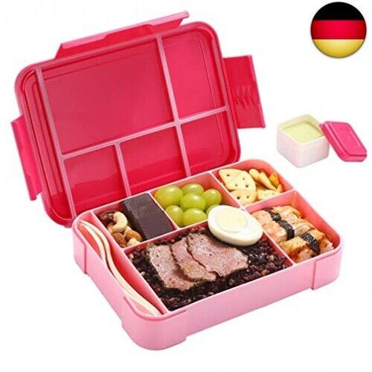 Inngly Kinder Brotdose Mit Fächern – 1300ML BPA Frei Bento Box Lunchbox Kinder V